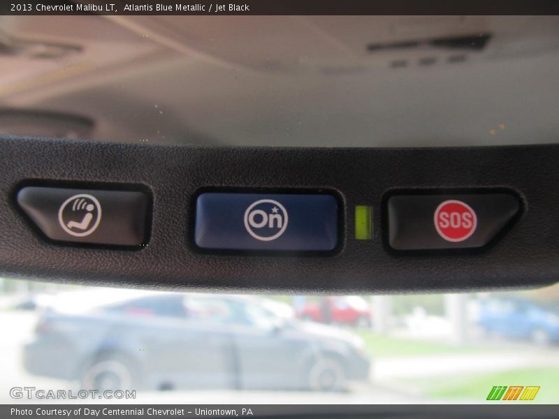 Atlantis Blue Metallic / Jet Black 2013 Chevrolet Malibu LT