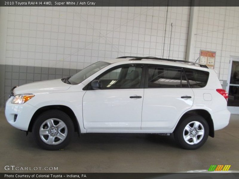 Super White / Ash Gray 2010 Toyota RAV4 I4 4WD