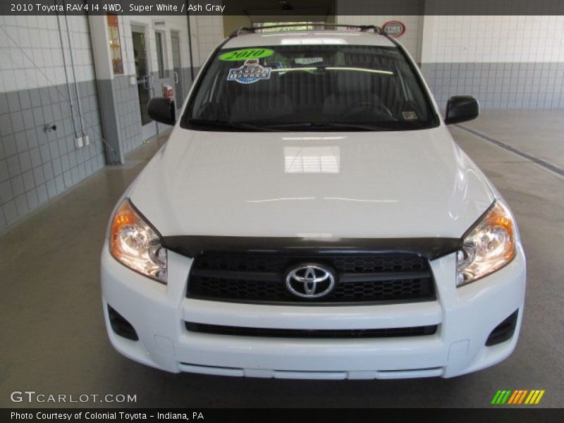 Super White / Ash Gray 2010 Toyota RAV4 I4 4WD