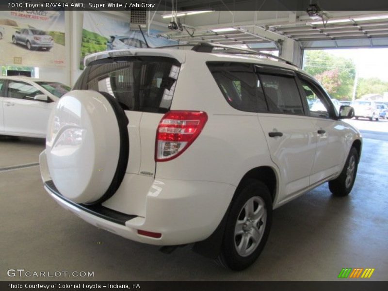 Super White / Ash Gray 2010 Toyota RAV4 I4 4WD