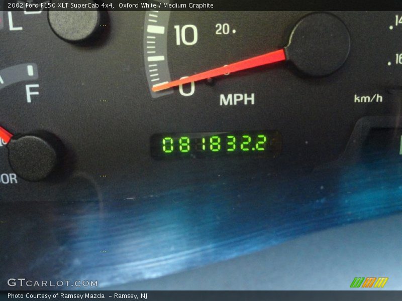 Oxford White / Medium Graphite 2002 Ford F150 XLT SuperCab 4x4
