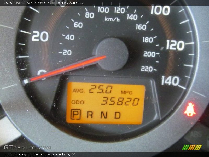 Super White / Ash Gray 2010 Toyota RAV4 I4 4WD