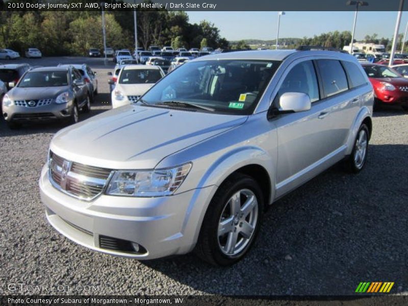 Bright Silver Metallic / Dark Slate Gray 2010 Dodge Journey SXT AWD