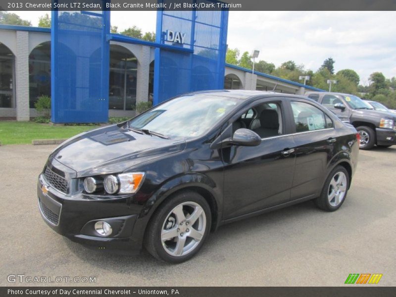 Black Granite Metallic / Jet Black/Dark Titanium 2013 Chevrolet Sonic LTZ Sedan