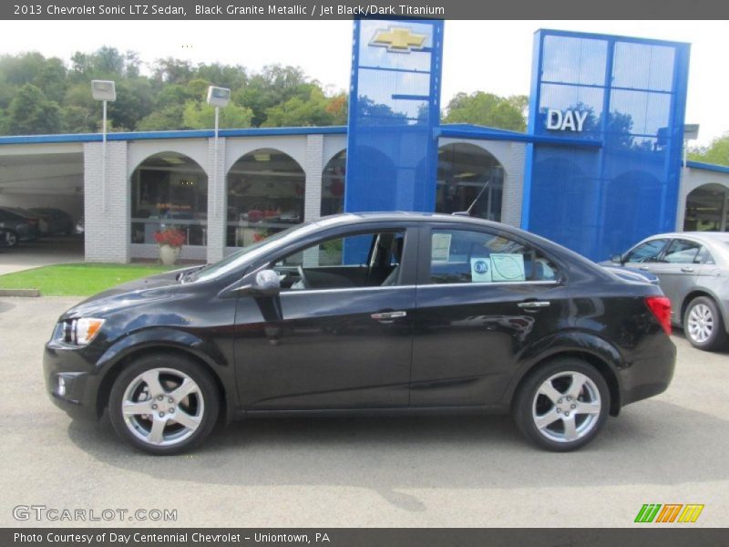 Black Granite Metallic / Jet Black/Dark Titanium 2013 Chevrolet Sonic LTZ Sedan