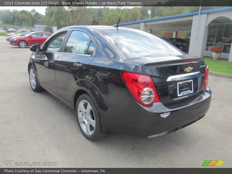 Black Granite Metallic / Jet Black/Dark Titanium 2013 Chevrolet Sonic LTZ Sedan