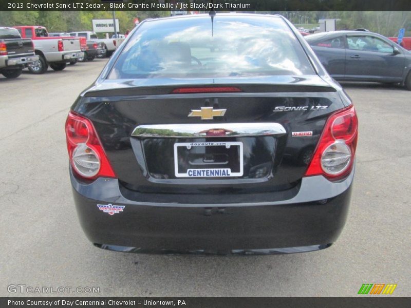 Black Granite Metallic / Jet Black/Dark Titanium 2013 Chevrolet Sonic LTZ Sedan