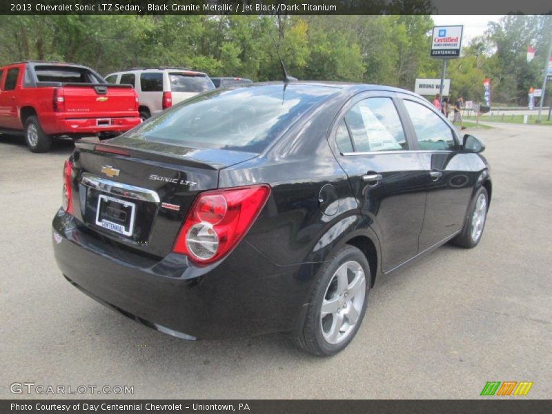 Black Granite Metallic / Jet Black/Dark Titanium 2013 Chevrolet Sonic LTZ Sedan