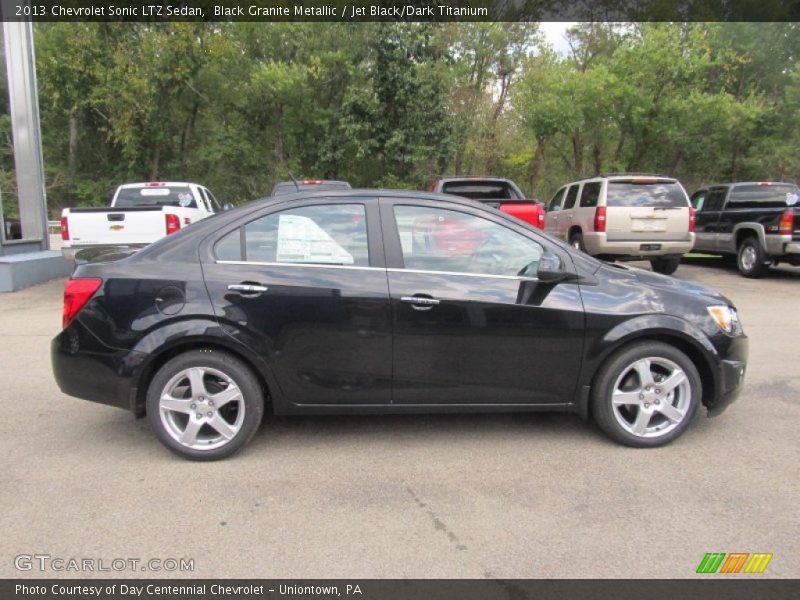 Black Granite Metallic / Jet Black/Dark Titanium 2013 Chevrolet Sonic LTZ Sedan