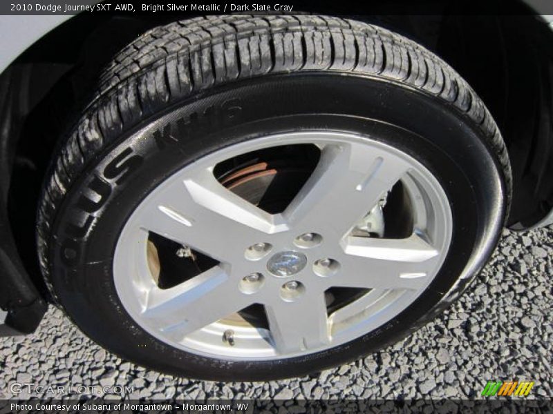 Bright Silver Metallic / Dark Slate Gray 2010 Dodge Journey SXT AWD