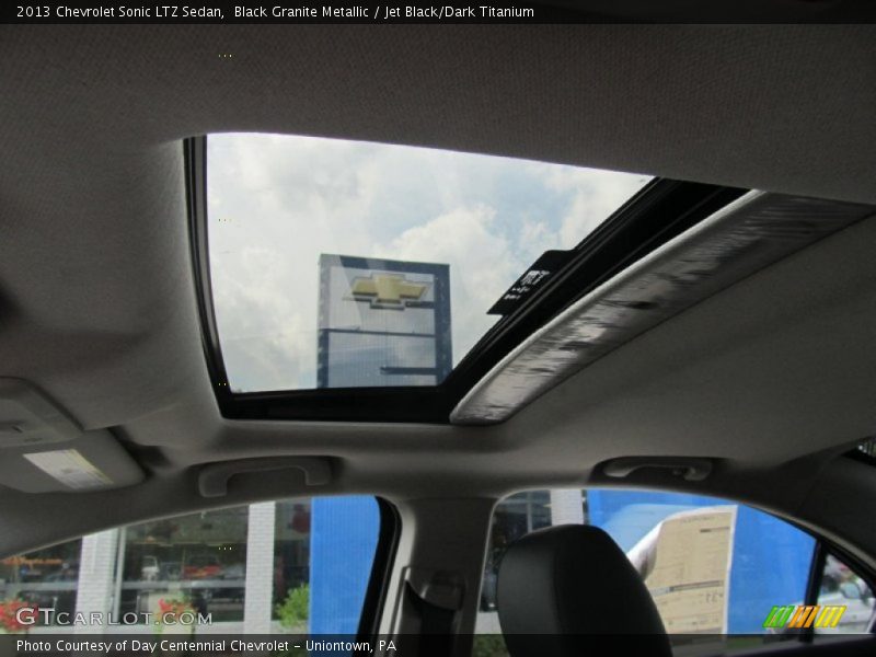 Black Granite Metallic / Jet Black/Dark Titanium 2013 Chevrolet Sonic LTZ Sedan