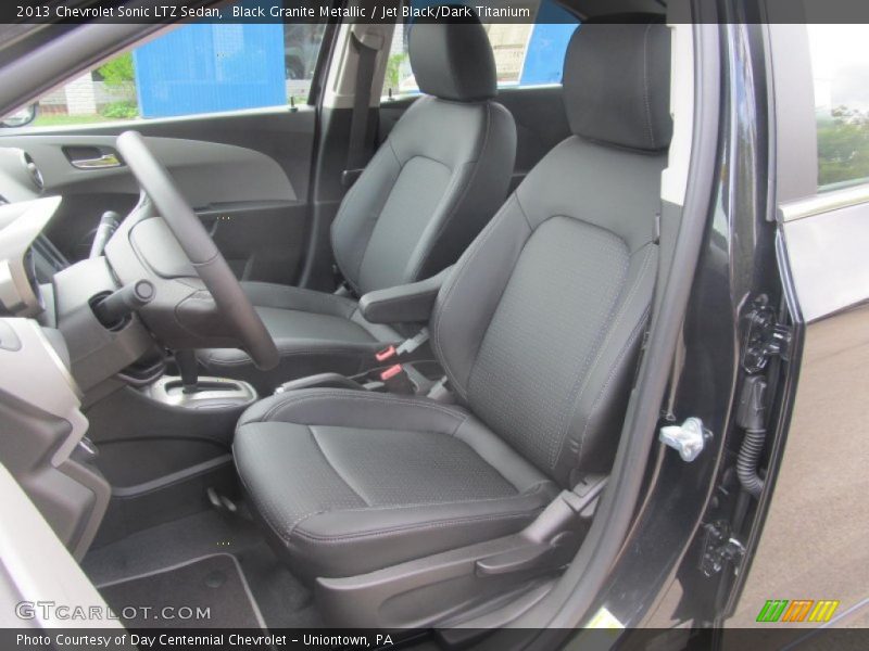  2013 Sonic LTZ Sedan Jet Black/Dark Titanium Interior