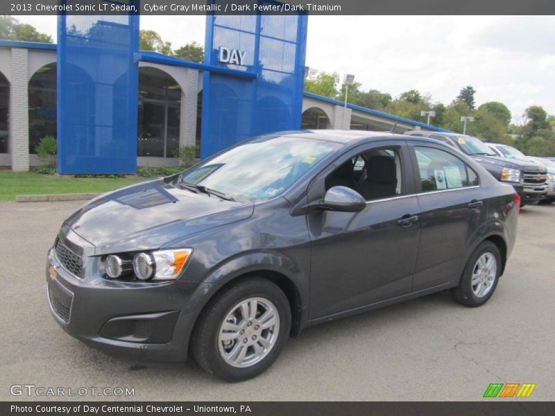 Cyber Gray Metallic / Dark Pewter/Dark Titanium 2013 Chevrolet Sonic LT Sedan