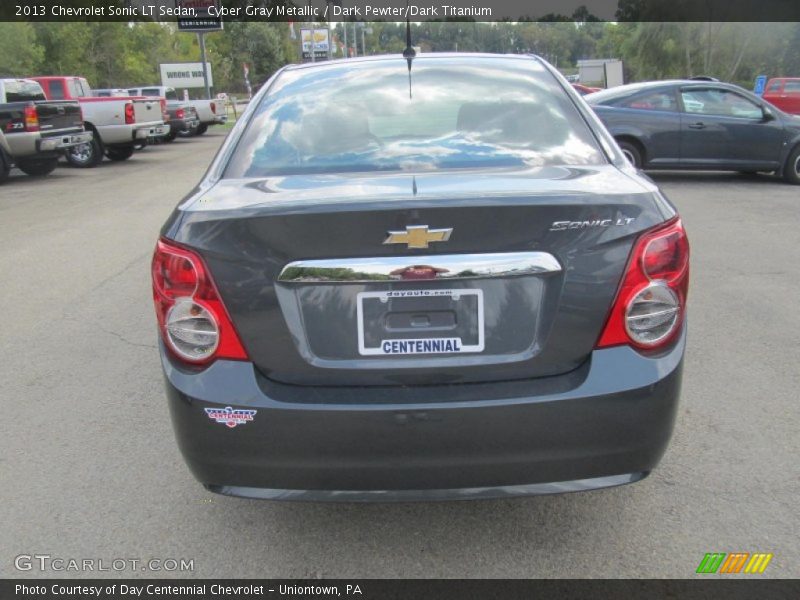 Cyber Gray Metallic / Dark Pewter/Dark Titanium 2013 Chevrolet Sonic LT Sedan
