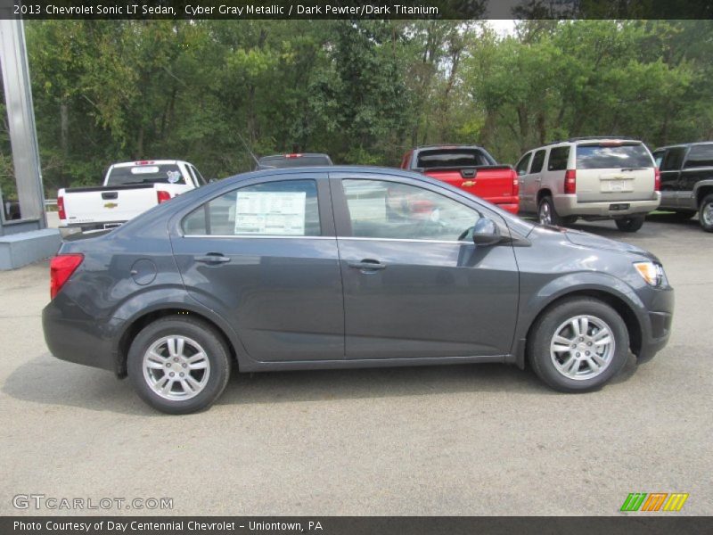 Cyber Gray Metallic / Dark Pewter/Dark Titanium 2013 Chevrolet Sonic LT Sedan