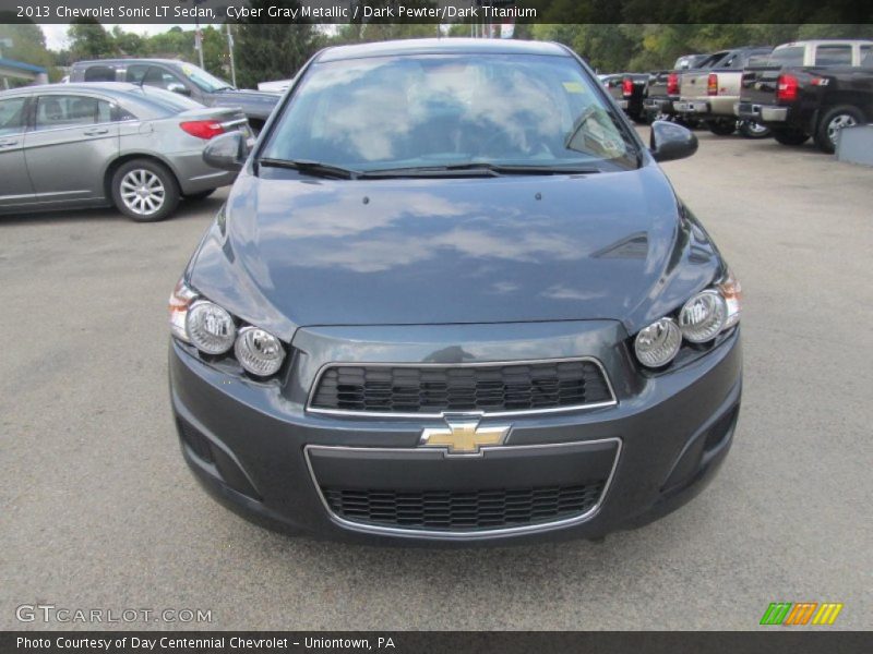 Cyber Gray Metallic / Dark Pewter/Dark Titanium 2013 Chevrolet Sonic LT Sedan