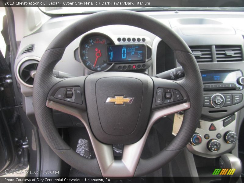 Cyber Gray Metallic / Dark Pewter/Dark Titanium 2013 Chevrolet Sonic LT Sedan