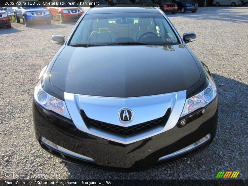 Crystal Black Pearl / Parchment 2009 Acura TL 3.5