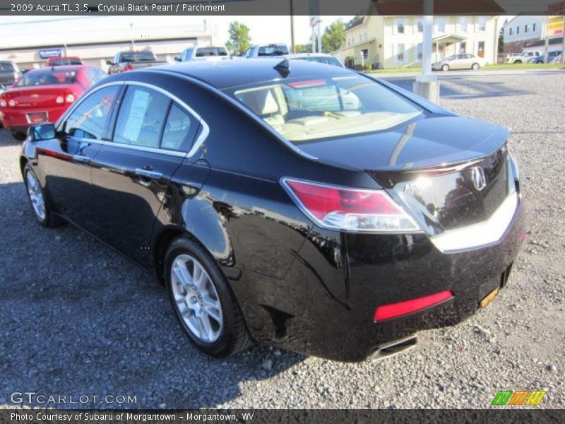 Crystal Black Pearl / Parchment 2009 Acura TL 3.5