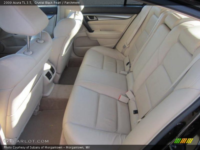 Crystal Black Pearl / Parchment 2009 Acura TL 3.5