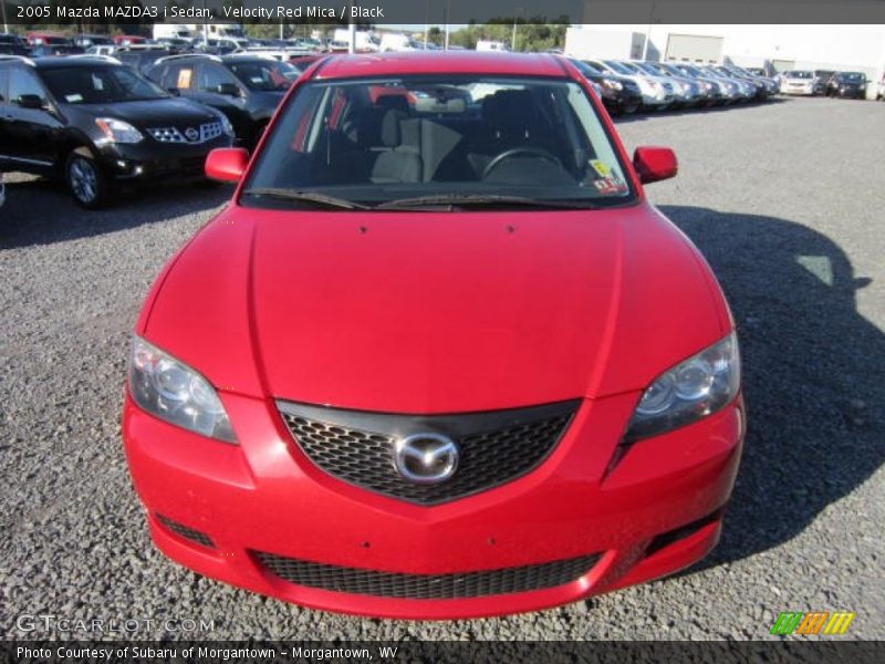 Velocity Red Mica / Black 2005 Mazda MAZDA3 i Sedan