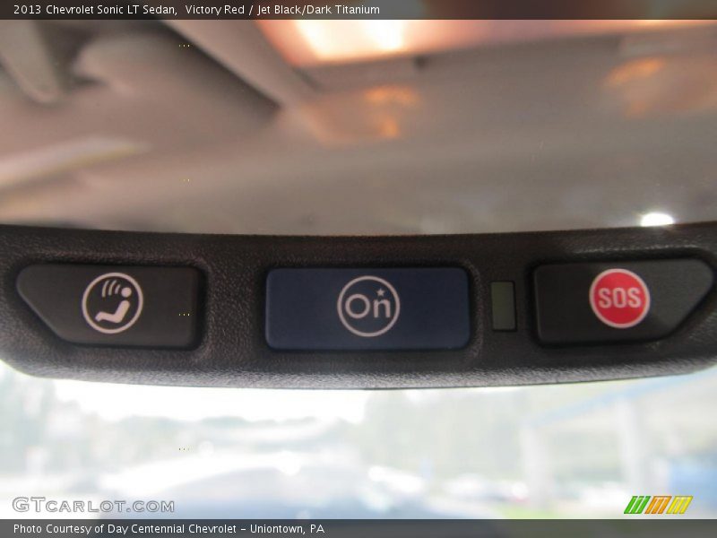 Victory Red / Jet Black/Dark Titanium 2013 Chevrolet Sonic LT Sedan