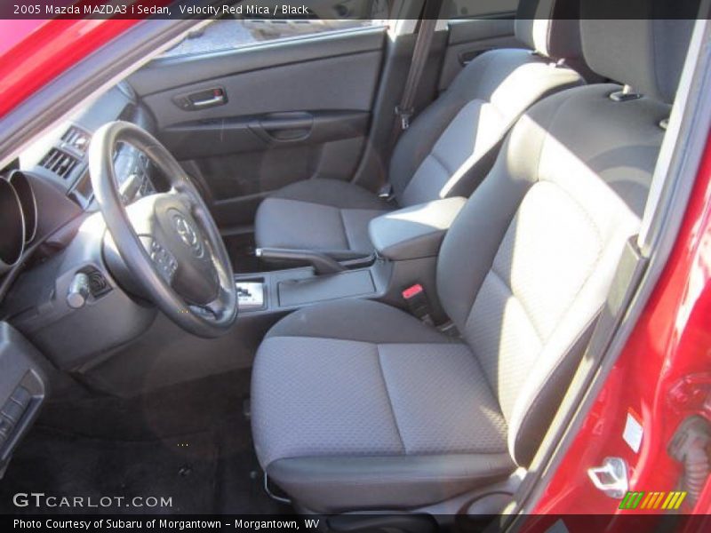 Velocity Red Mica / Black 2005 Mazda MAZDA3 i Sedan