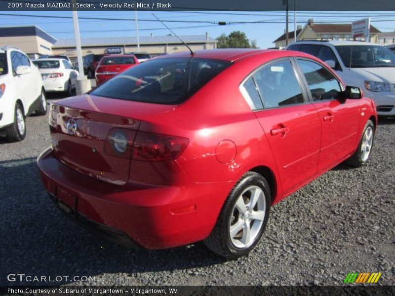Velocity Red Mica / Black 2005 Mazda MAZDA3 i Sedan
