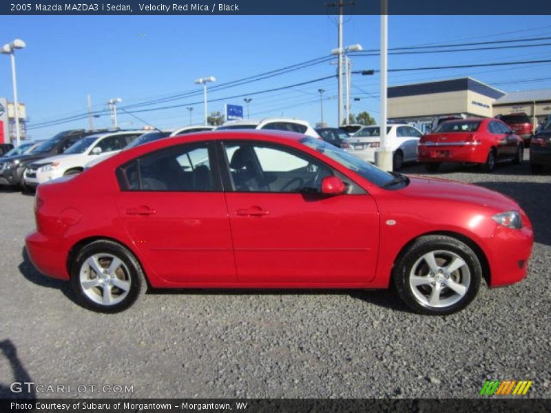 Velocity Red Mica / Black 2005 Mazda MAZDA3 i Sedan