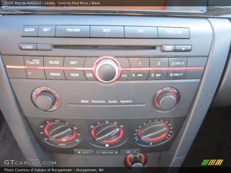 Velocity Red Mica / Black 2005 Mazda MAZDA3 i Sedan