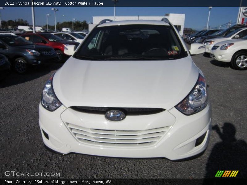 Cotton White / Taupe 2012 Hyundai Tucson GLS AWD