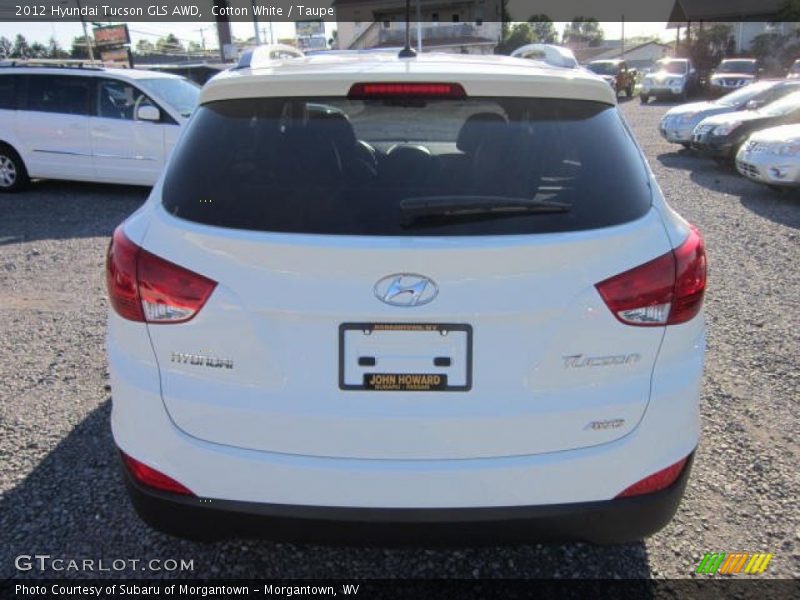 Cotton White / Taupe 2012 Hyundai Tucson GLS AWD