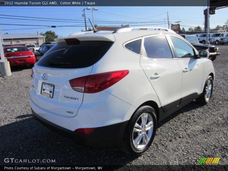 Cotton White / Taupe 2012 Hyundai Tucson GLS AWD