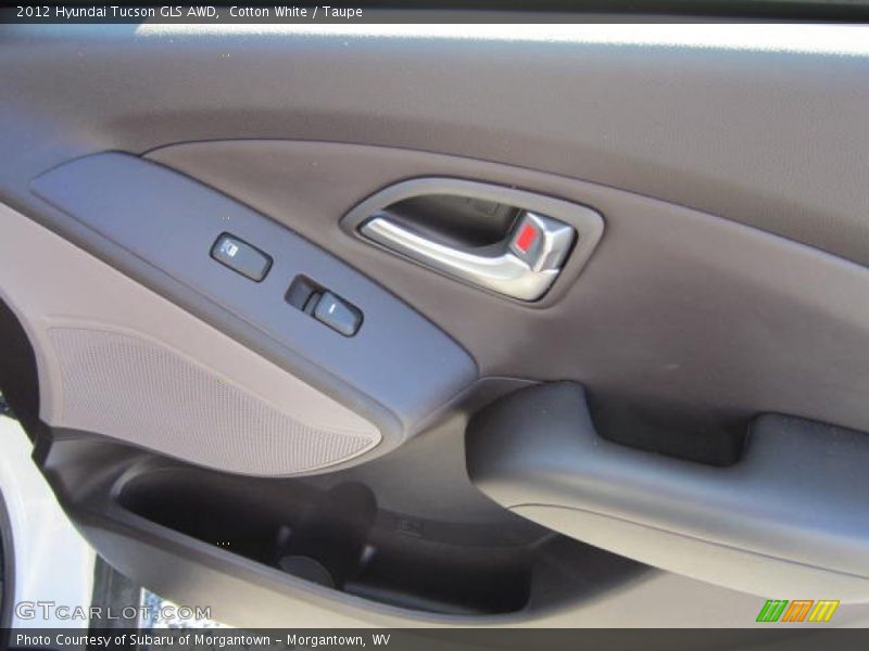 Cotton White / Taupe 2012 Hyundai Tucson GLS AWD