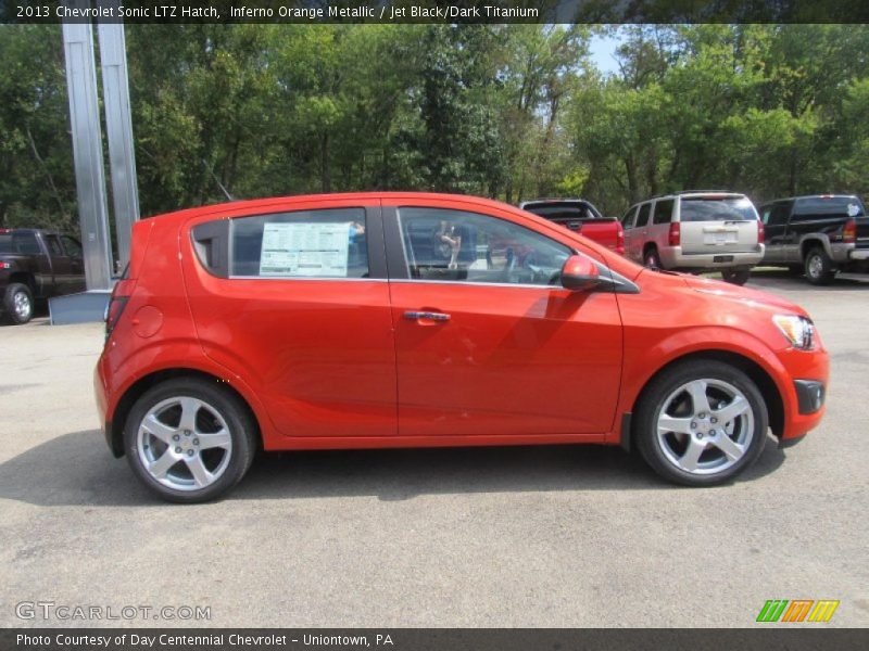  2013 Sonic LTZ Hatch Inferno Orange Metallic