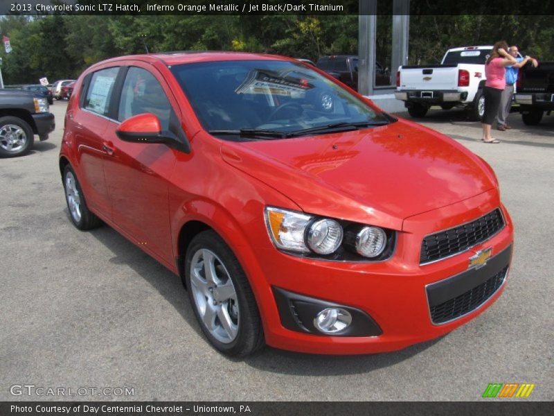 Front 3/4 View of 2013 Sonic LTZ Hatch