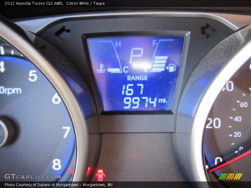 Cotton White / Taupe 2012 Hyundai Tucson GLS AWD