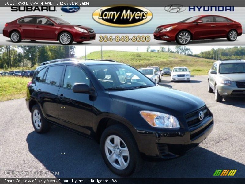 Black / Sand Beige 2011 Toyota RAV4 I4 4WD