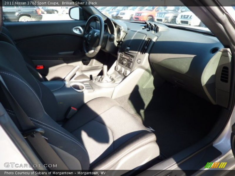Brilliant Silver / Black 2011 Nissan 370Z Sport Coupe