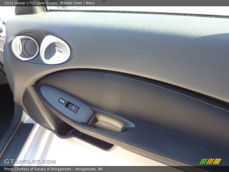 Brilliant Silver / Black 2011 Nissan 370Z Sport Coupe
