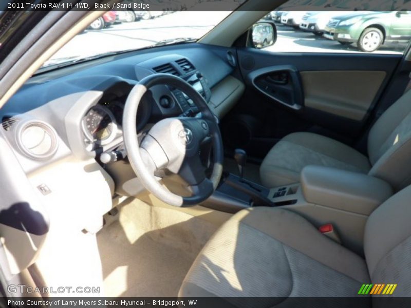 Black / Sand Beige 2011 Toyota RAV4 I4 4WD