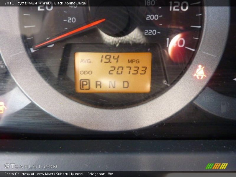 Black / Sand Beige 2011 Toyota RAV4 I4 4WD