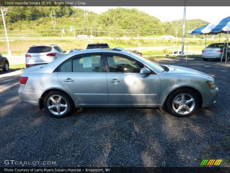 Bright Silver / Gray 2009 Hyundai Sonata SE V6