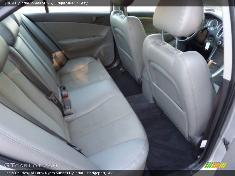Bright Silver / Gray 2009 Hyundai Sonata SE V6