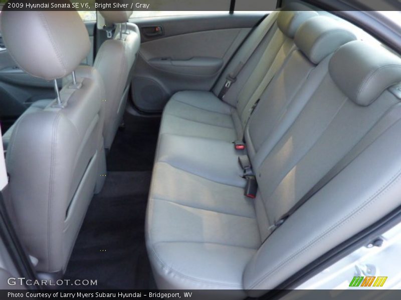 Bright Silver / Gray 2009 Hyundai Sonata SE V6