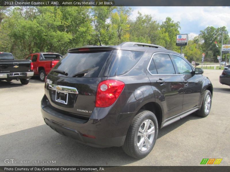 Ashen Gray Metallic / Jet Black 2013 Chevrolet Equinox LT AWD