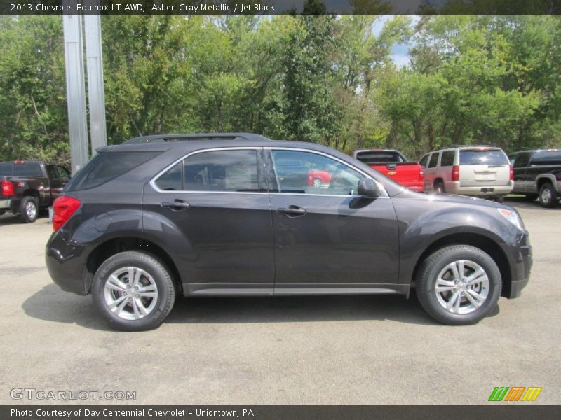 Ashen Gray Metallic / Jet Black 2013 Chevrolet Equinox LT AWD