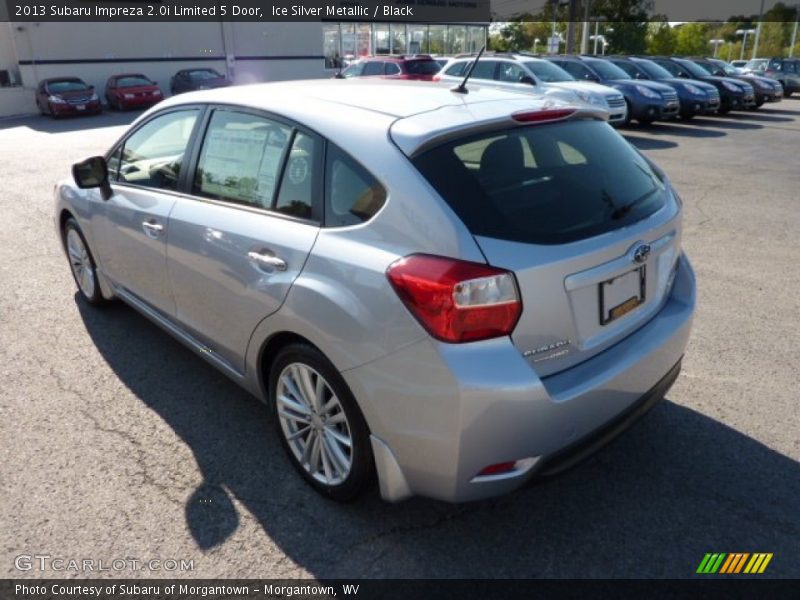 Ice Silver Metallic / Black 2013 Subaru Impreza 2.0i Limited 5 Door