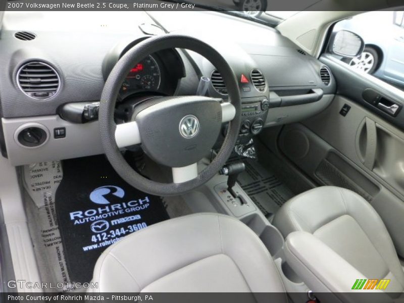 Platinum Grey / Grey 2007 Volkswagen New Beetle 2.5 Coupe
