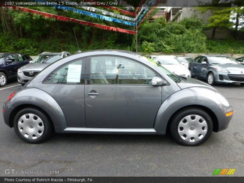 Platinum Grey / Grey 2007 Volkswagen New Beetle 2.5 Coupe
